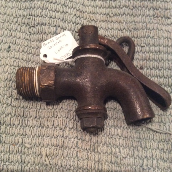 Brass Barrel Spicket - Picture 3 of 3